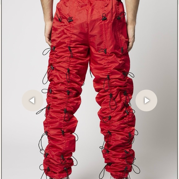 EPTM. Accordion Red Pants - Picture 3 of 3